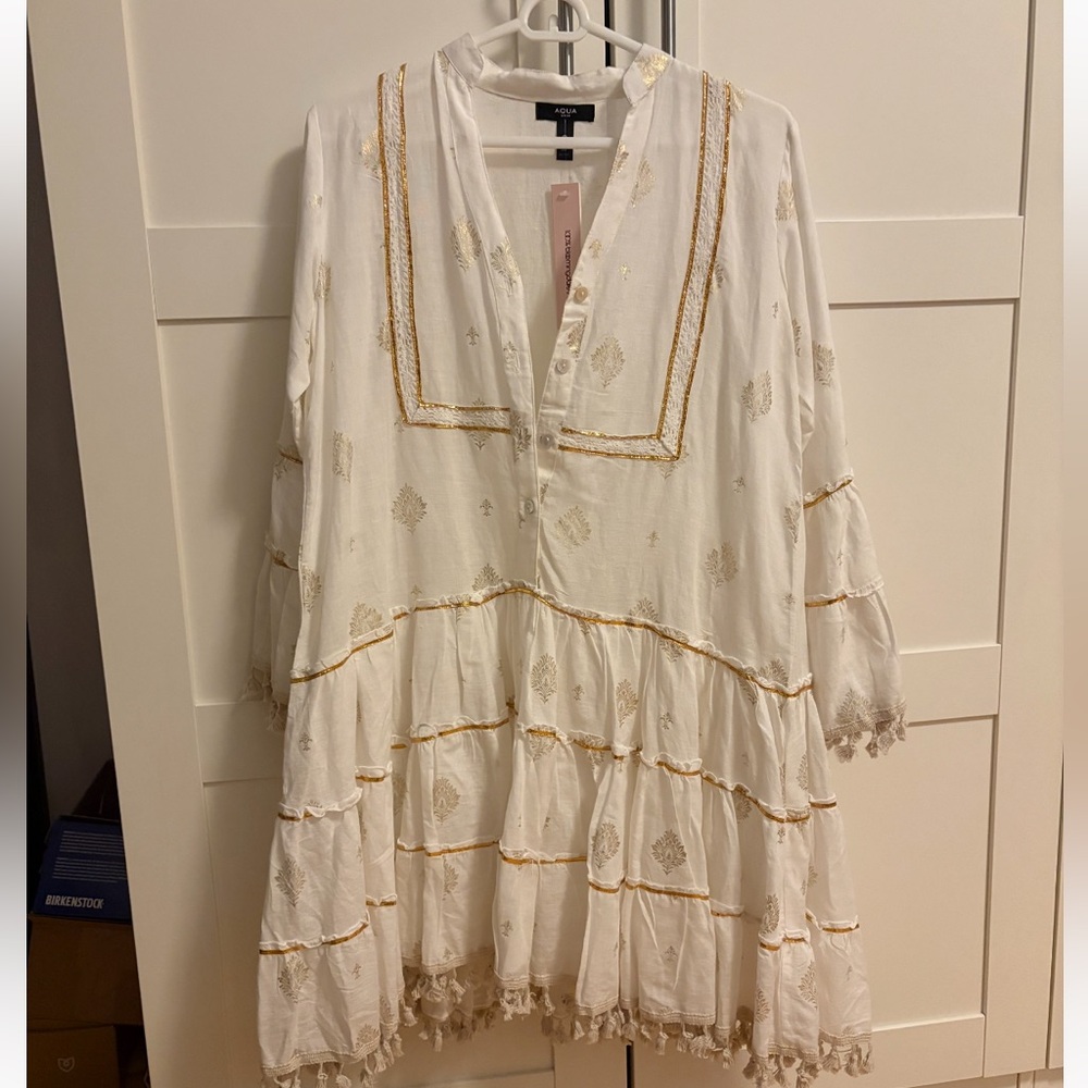 Aqua beach coverup. Brand new with tags